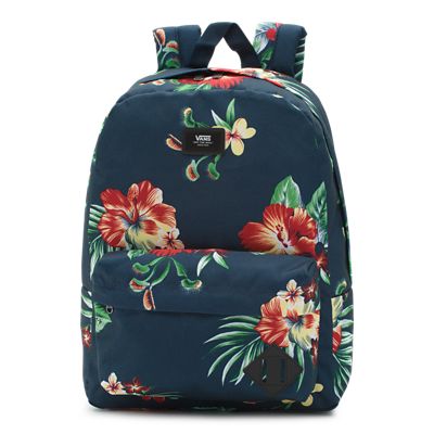 vans bag with flowers