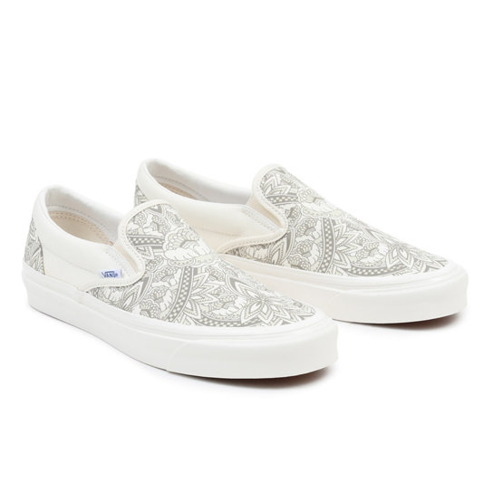 Samenhangend wervelkolom Ham Anaheim Factory Classic Slip-On 98 DX Shoes | White | Vans
