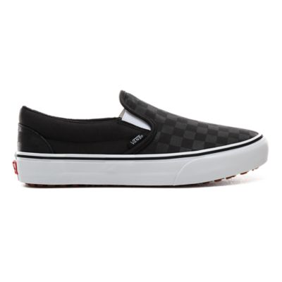 what are vans slip ons made of
