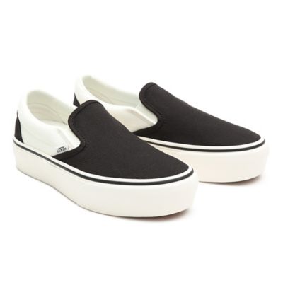 Vans x Surf Supply Slip-On Platform SF Shoes | Black, White | Vans