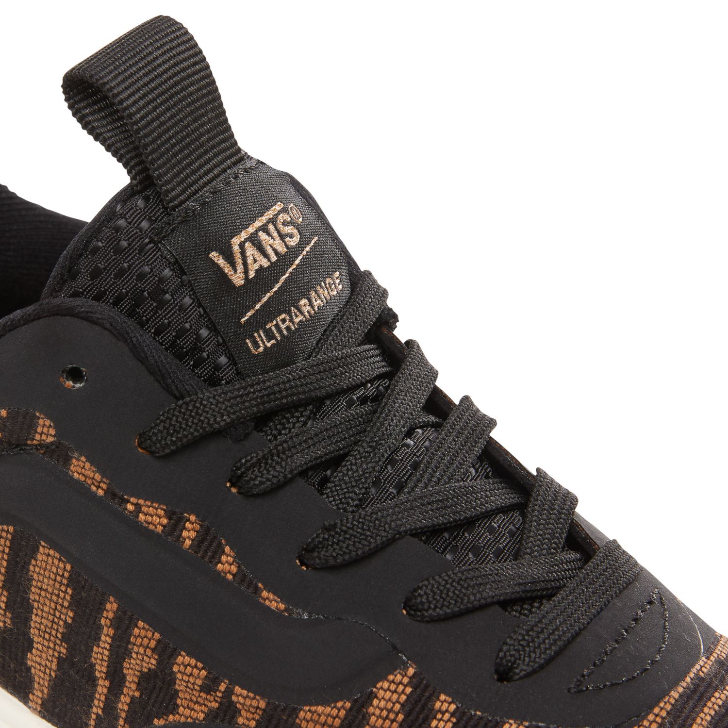 Vans woven tiger slip hot sale on