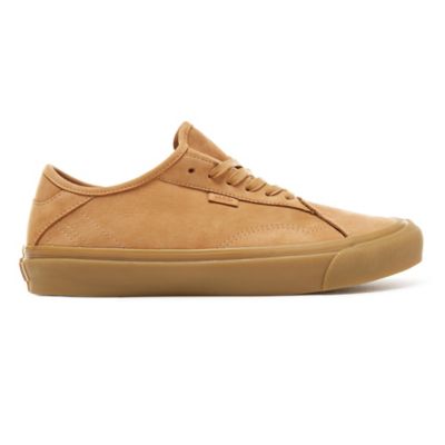 vans diamo trainers in khaki suede