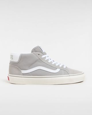 Vans Mid Skool 37 Schuhe (drizzle/white) Unisex Grau
