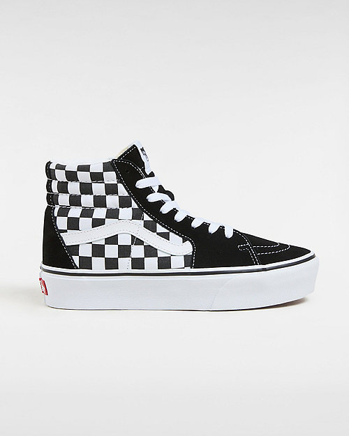 Vans Sk8-hi Platform 2.0 Shoes ((checkerboard) Black/white) Women White