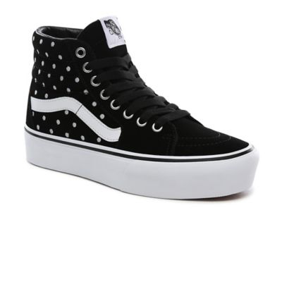 Polka dot cheap high top vans