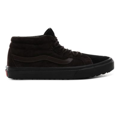 vans sk8 mid reissue black trainers