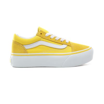 vans yellow platform