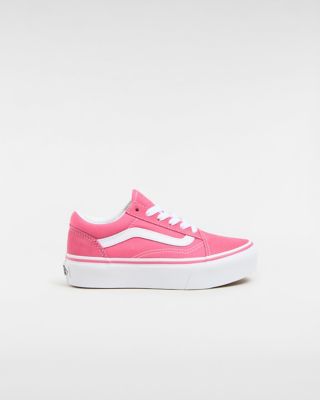 Vans Old Skool Platform Kinderschoenen (4-8 Jaar) (honey Suckle) Kids Roze