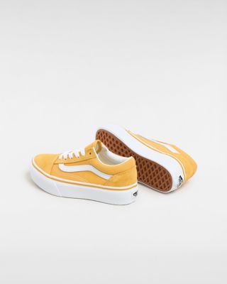 Vans old store skool kids yellow