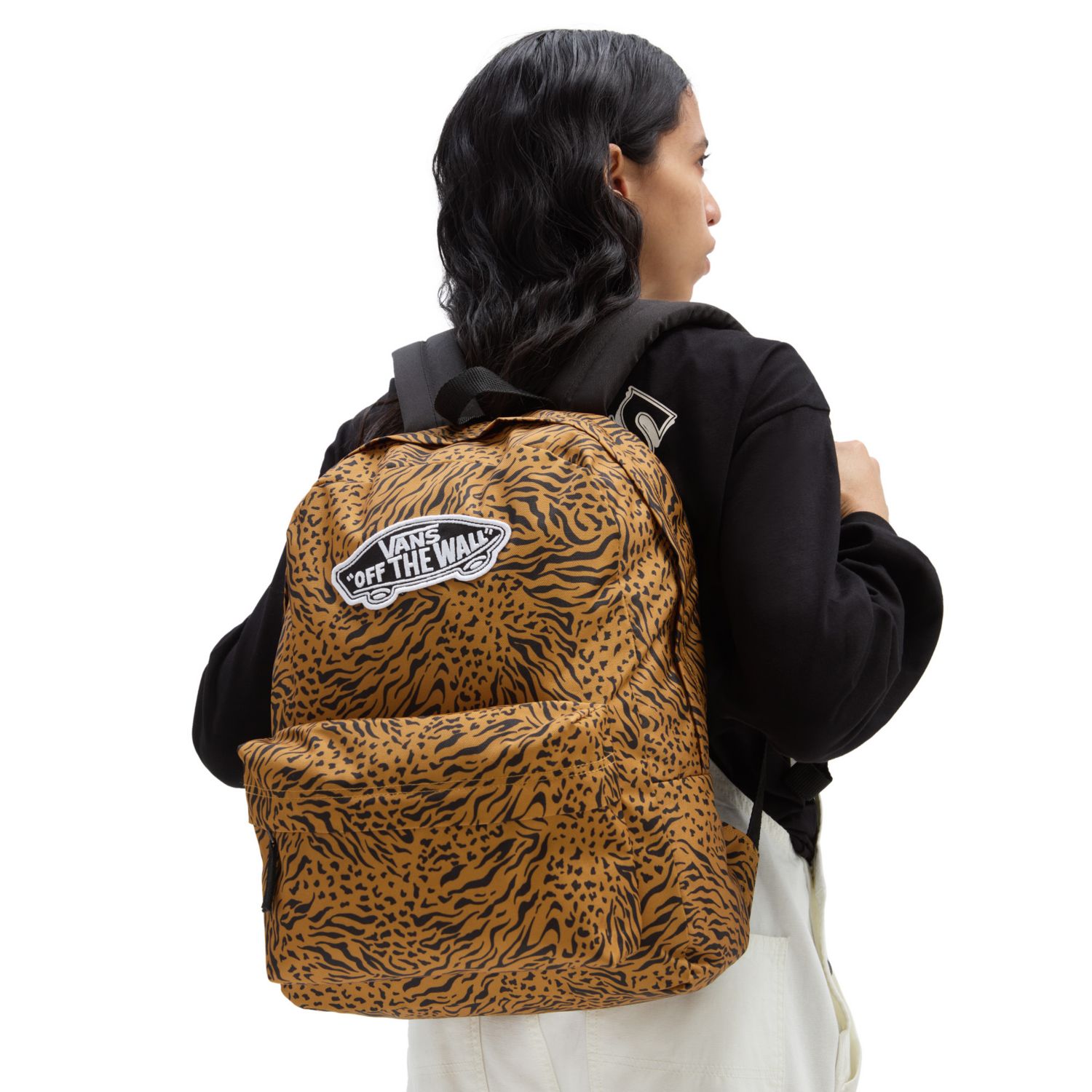 Vans leopard shop print rucksack