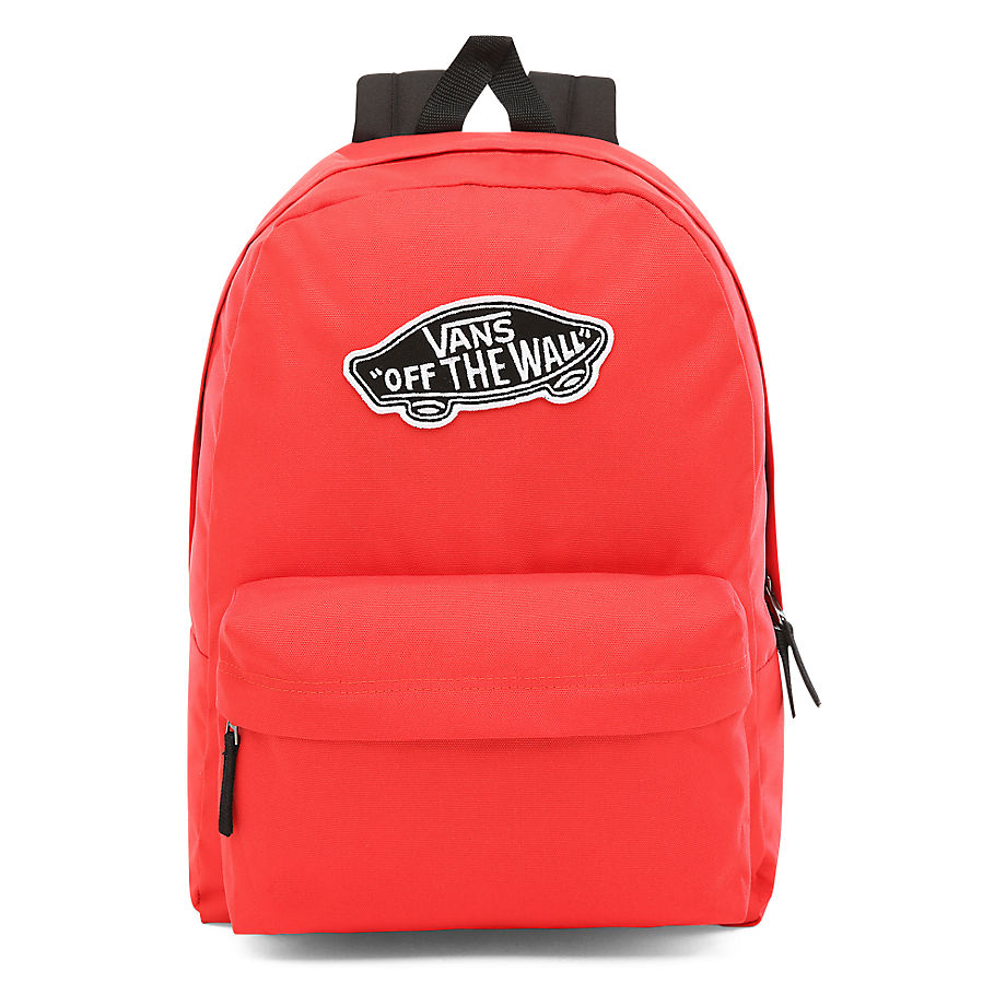 VANS Sac À Dos Realm (poppy Red) Femme Rouge, Taille TU
