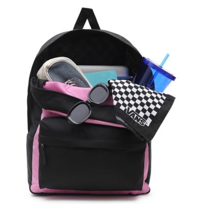 Black and pink vans backpack new arrivals