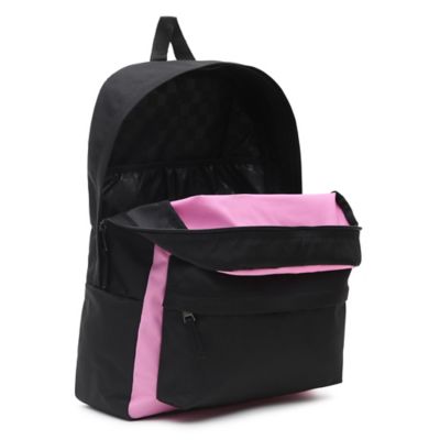 Black and hotsell pink vans backpack