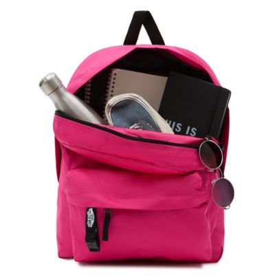 Neon pink vans deals backpack