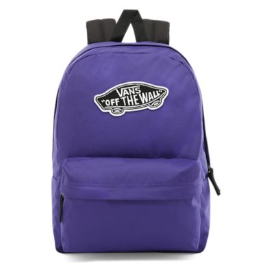 vans realm backpack purple