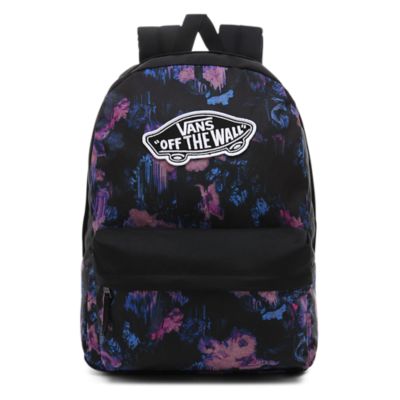 vans realm violet backpack