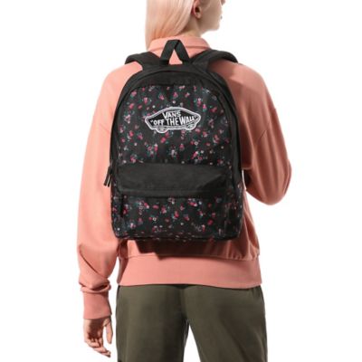 Flower cheap vans backpack