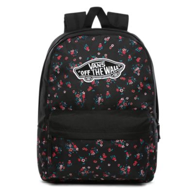 vans backpack flowers