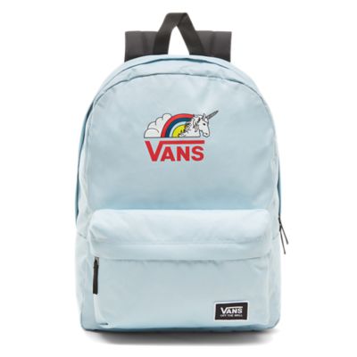 vans light blue backpack