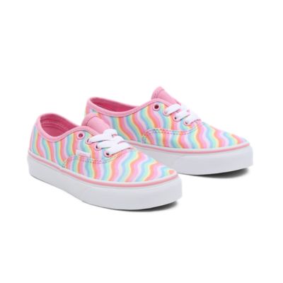 Kids Wavy Rainbow Authentic Shoes (4-8 years) | Multicolour, Pink | Vans