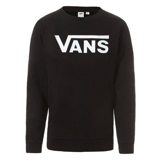 Flying V Classic Crew Sweater | Black | Vans