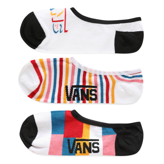 Patched Up Canoodles Socks (3 pairs) | Vans