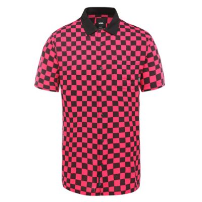 red vans checkered shirt