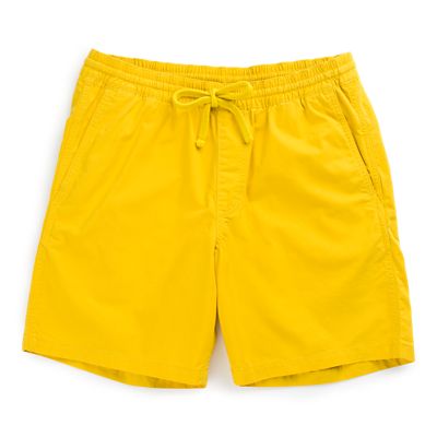 vans yellow shorts