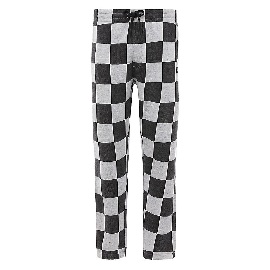 VANS Pantalon En Molleton Et Jacquard Checker (black-white) Homme Noir, Taille M