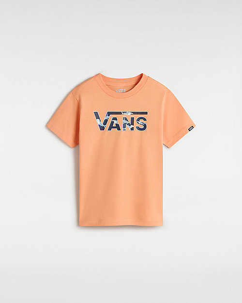 Vans Little Kids Classic Logo T-shirt (2-8 Years) (copper Tan) Little Kids Orange