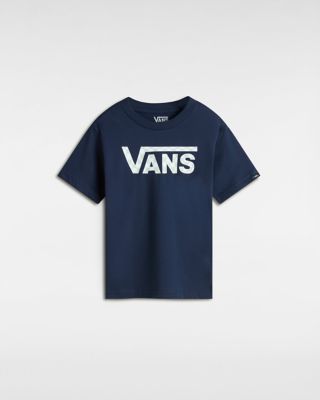 Vans Camiseta De Niños Classic Logo (2-8 Años) (dress Blues) Little Kids Azul