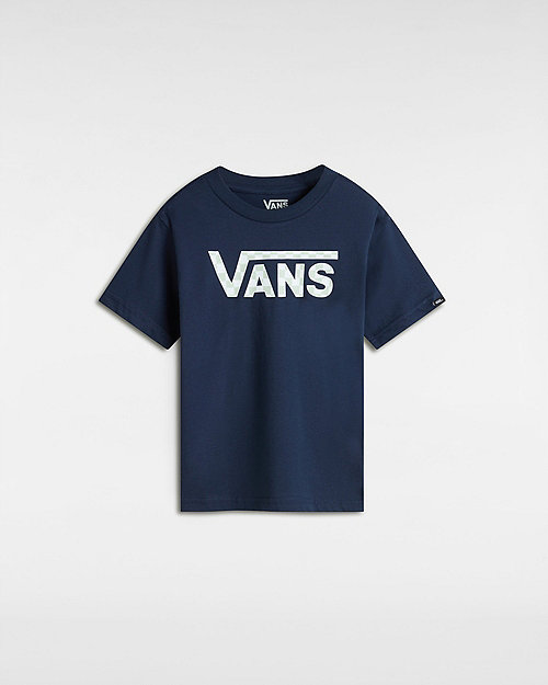 Vans T-shirt Classic Logo Petits (2-8 Ans) (dress Blues) Little Kids Bleu
