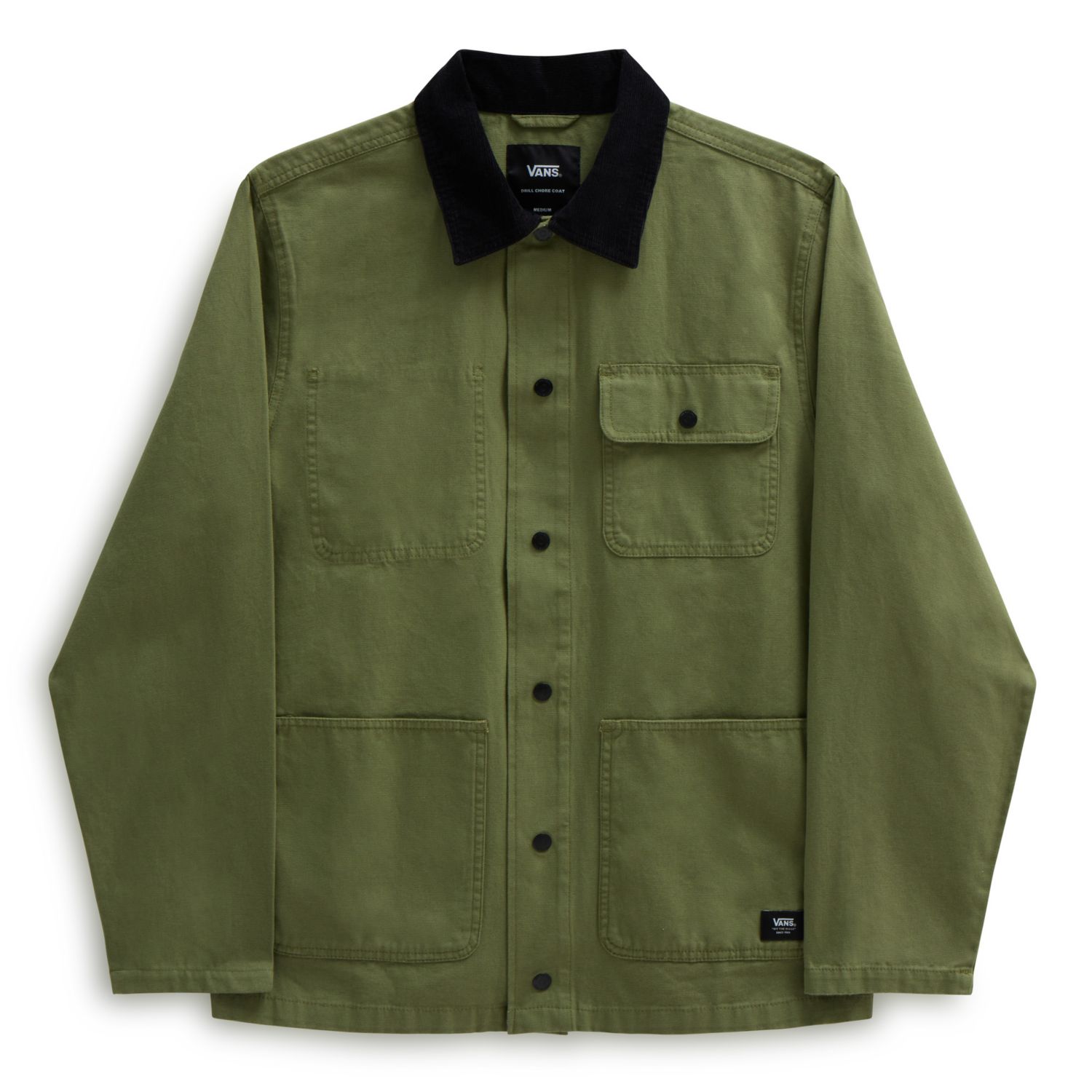 Vans drill shop chore coat green