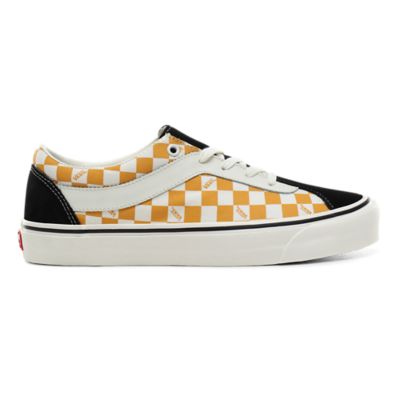 vans shoes yellow checkered