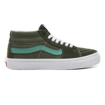 Retro Sport Sk8-Mid Shoes | Green | Vans