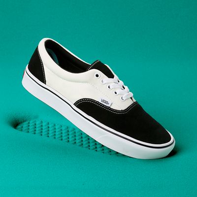 Suede and Canvas Comfycush Era Shoes | Black | Vans