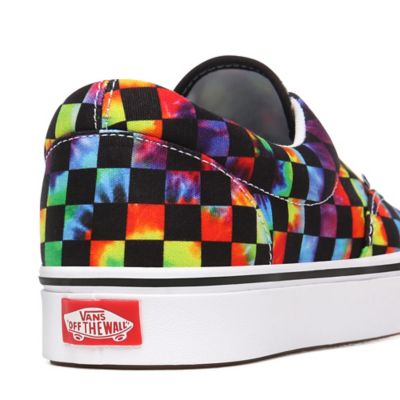 Checkered store tie vans