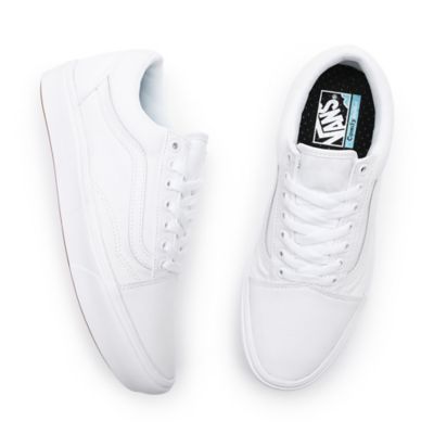 White vans cheap with straps