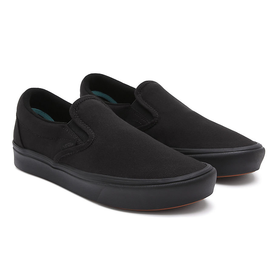 Vans Classic Comfycush Slip-on Shoes ((classic) Black) Men