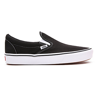 Classic ComfyCush Slip-On Shoes | Black | Vans