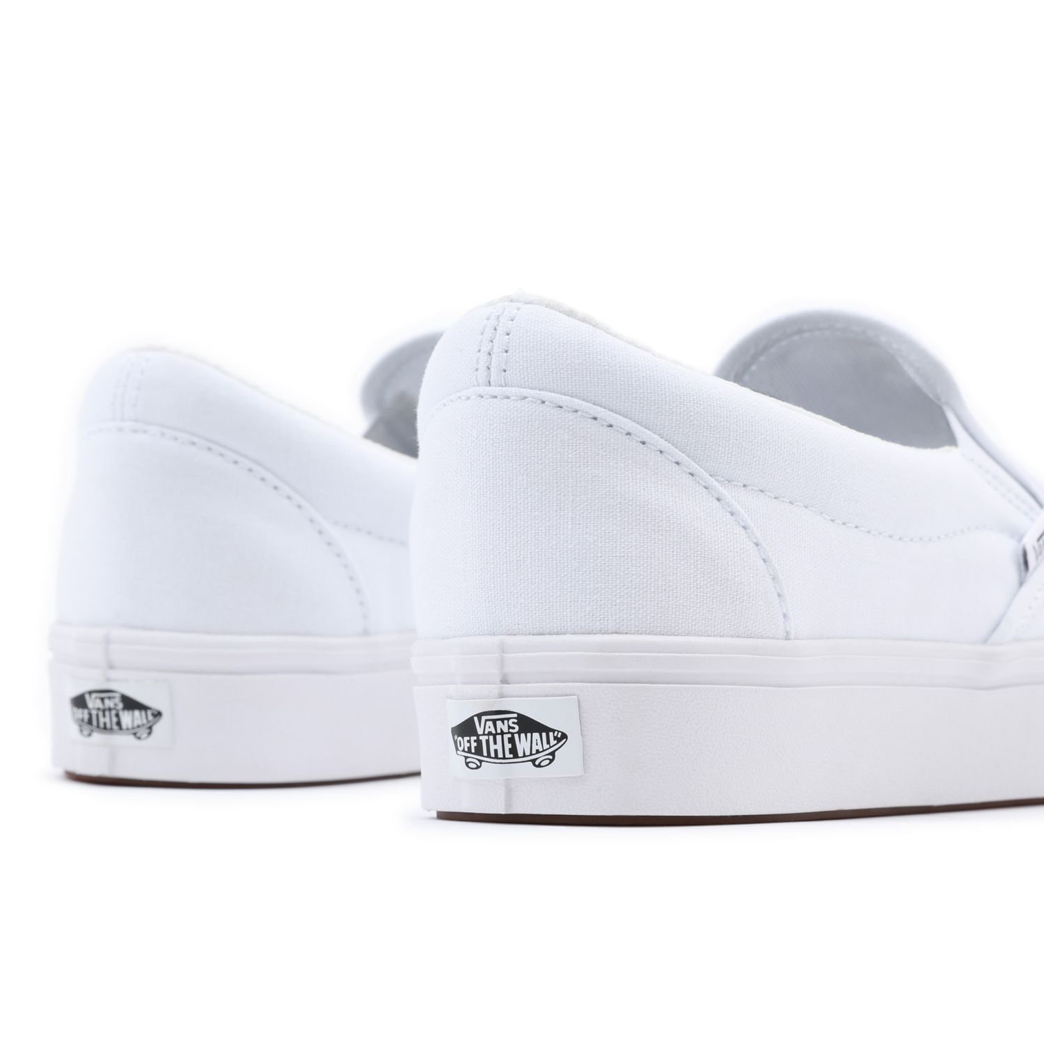 Mens slip on white clearance vans