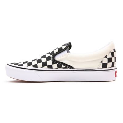 Comfycush Slip-On Shoes | Black, White | Vans