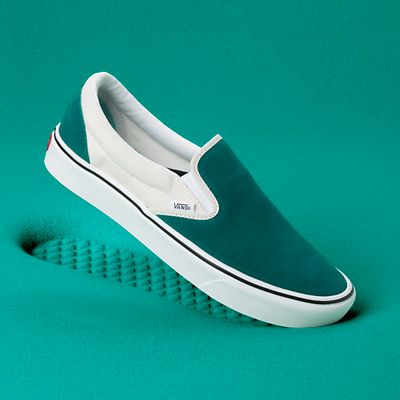 Two Tone Comfycush Slip-On Shoes 