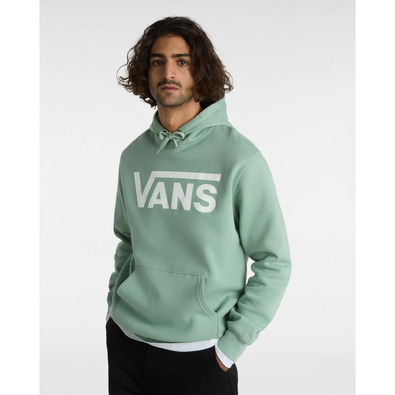 Sweat à capuche vans cheap femme verte