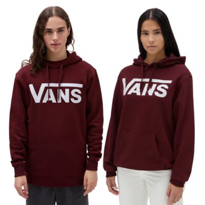 Vans hoodie on sale womens red