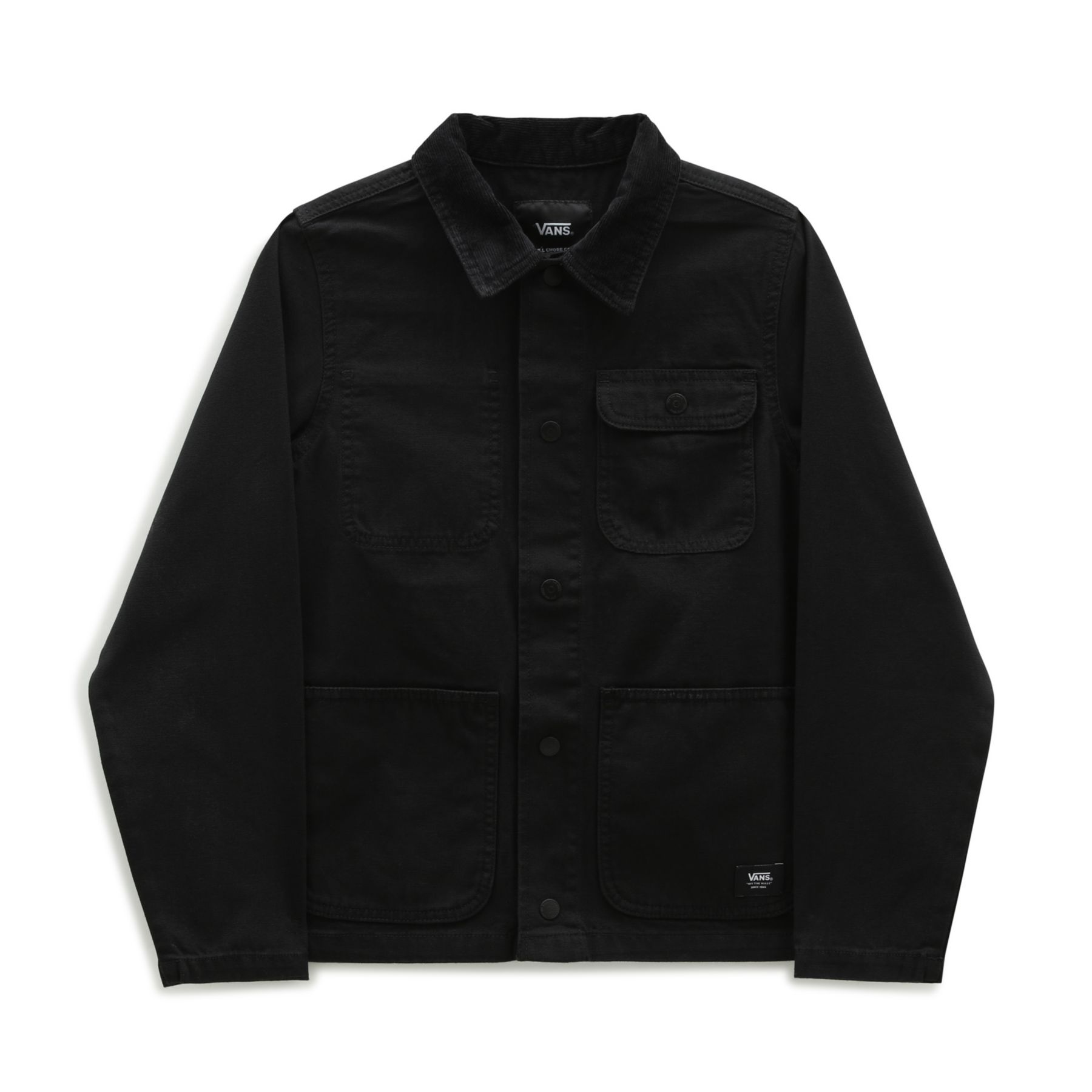 Vans drill 2024 chore coat black