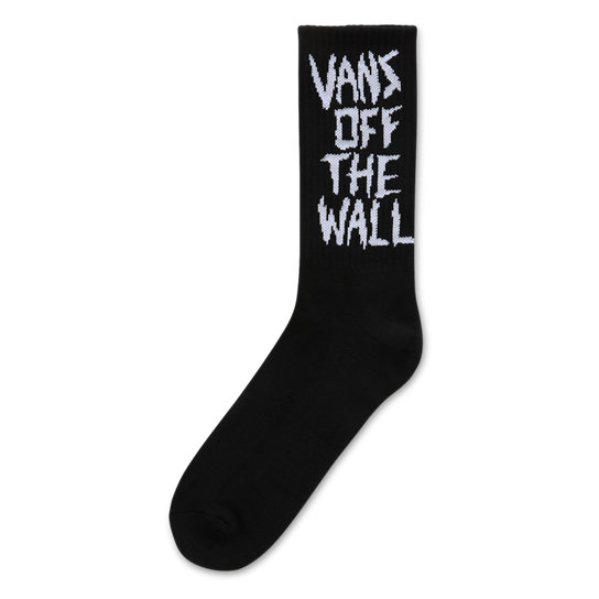 sirene overgive for eksempel Scratched Vand Crew Socks (1 pair) | Black | Vans