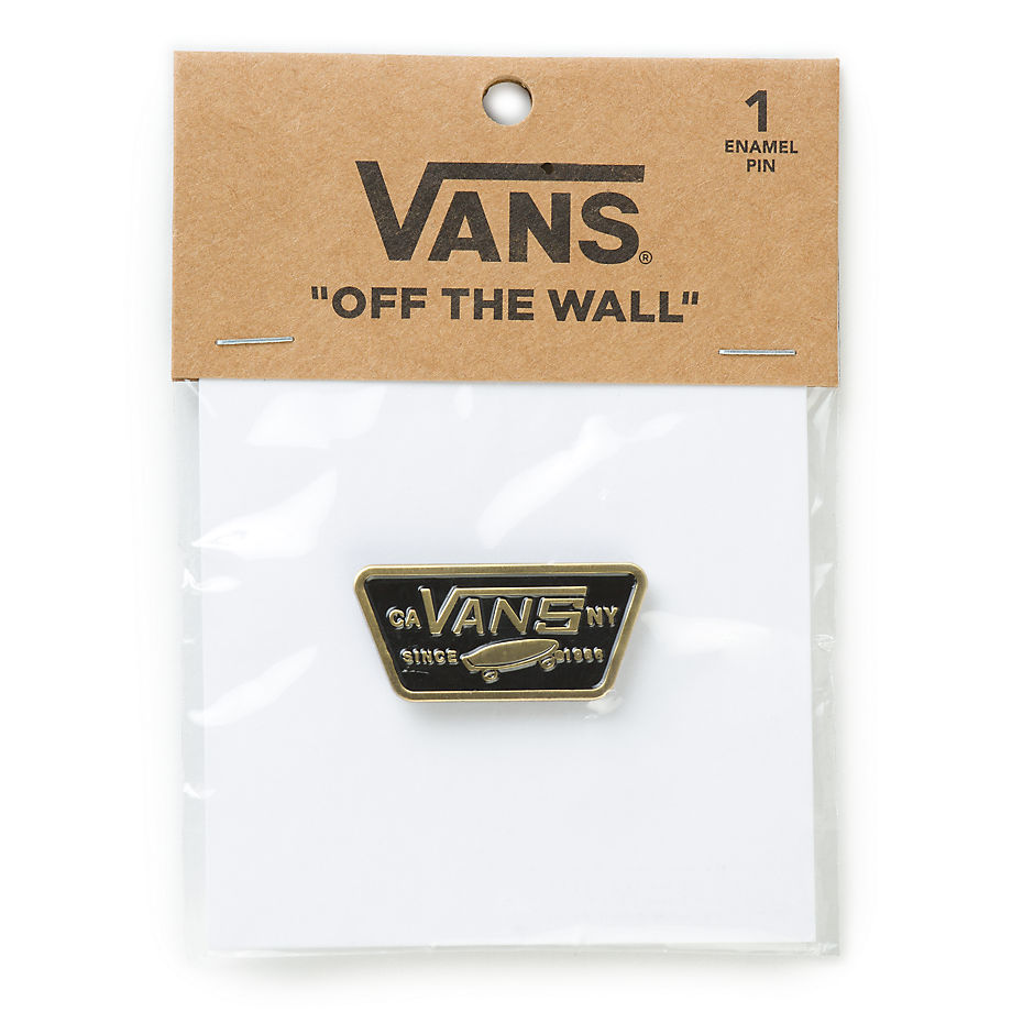 VANS Broche Full Patch (antique Brass) Homme Blanc, Taille TU
