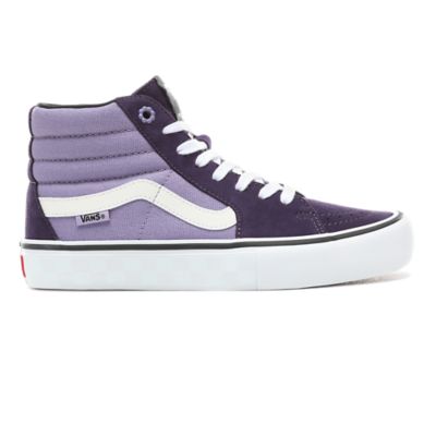 Vans mid top clearance hombre purpura