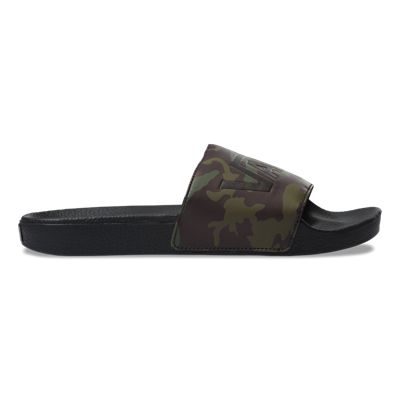 Camo Slide-On Shoes | Black | Vans